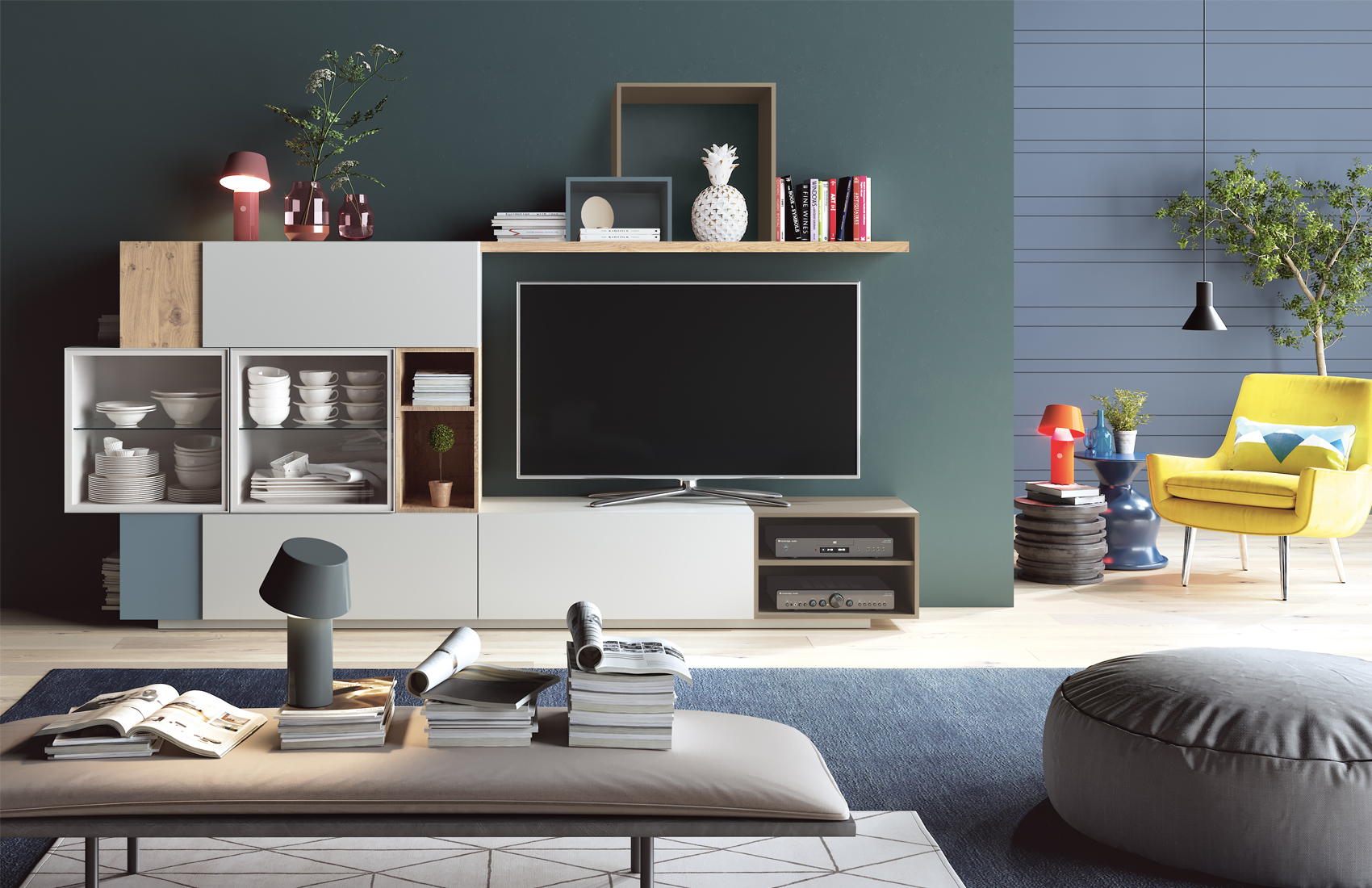 Brands Arredoclassic Living Room, Italy Composition CK12