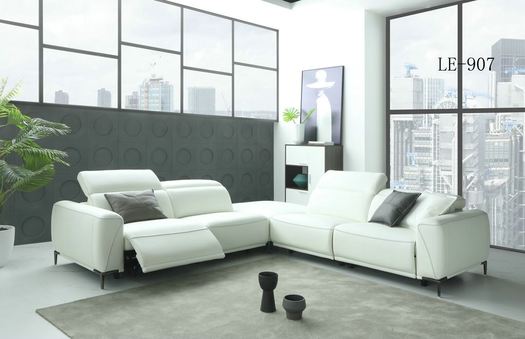 Living Room Furniture Reclining and Sliding Seats Sets 907 Sectional