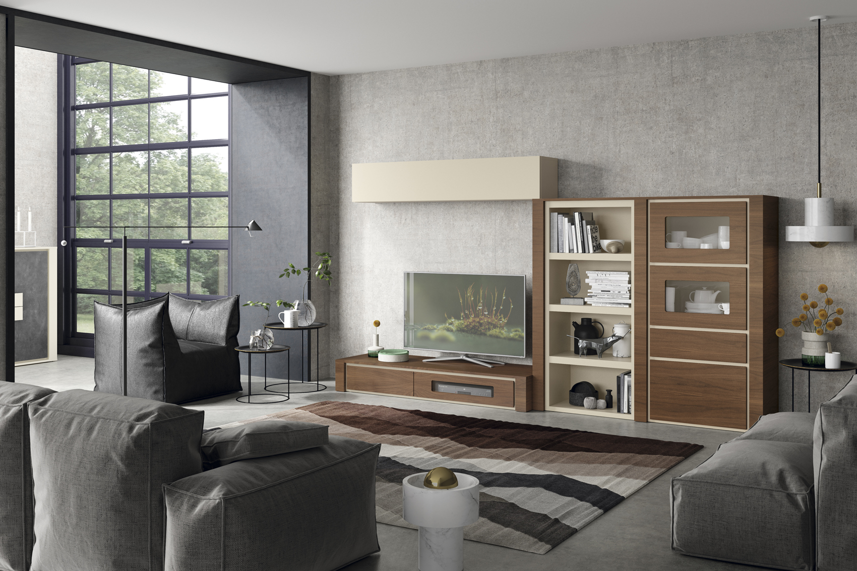 Brands MSC Modern Wall Unit, Italy Composition H5