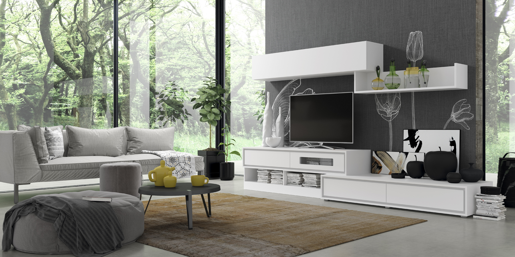 Wallunits Entertainment Centers Composition L8