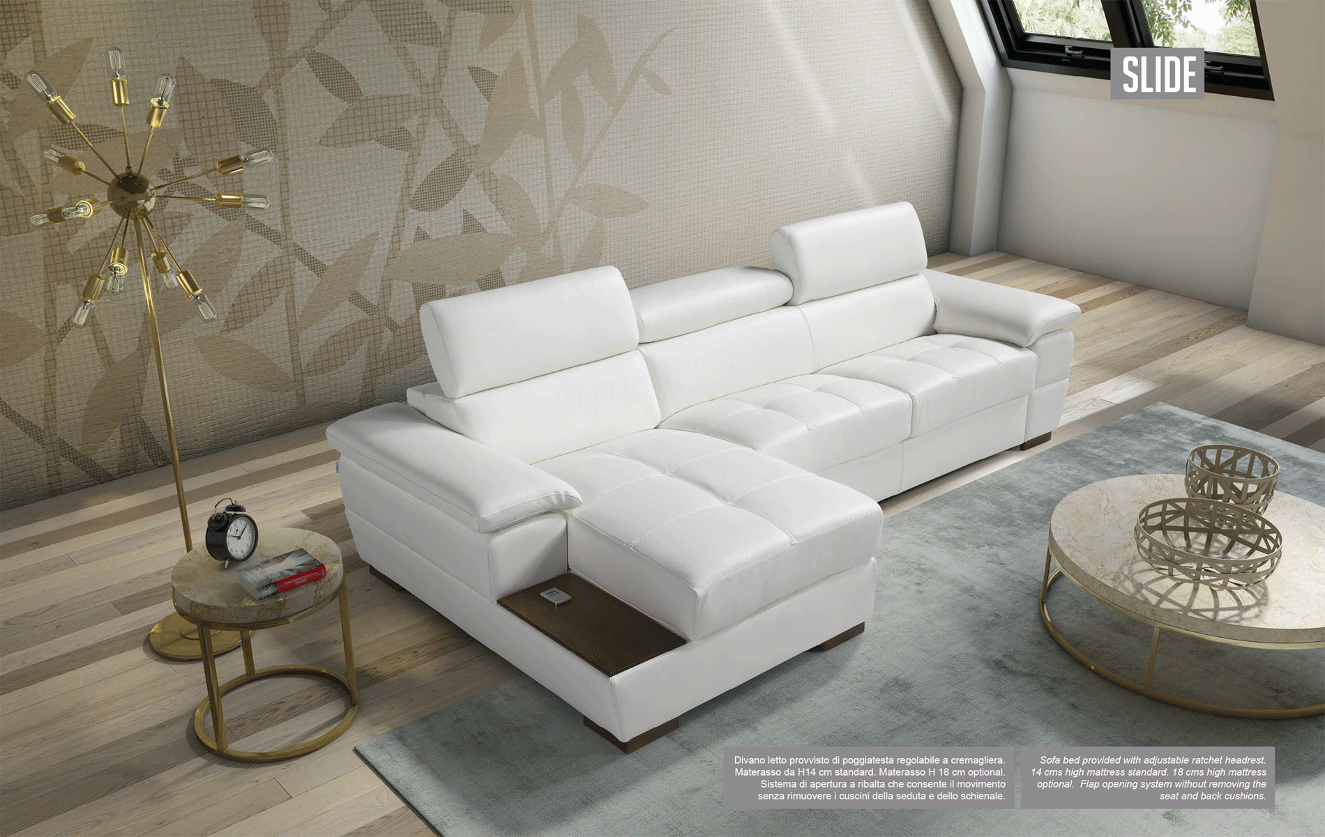 Living Room Furniture Reclining and Sliding Seats Sets Slide