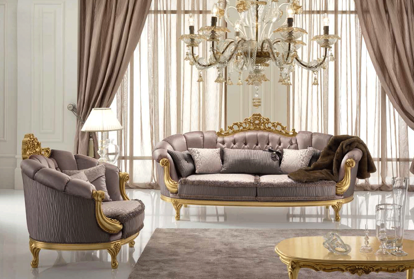 Brands Piermaria Classic Living Room, Italy Alexander Living