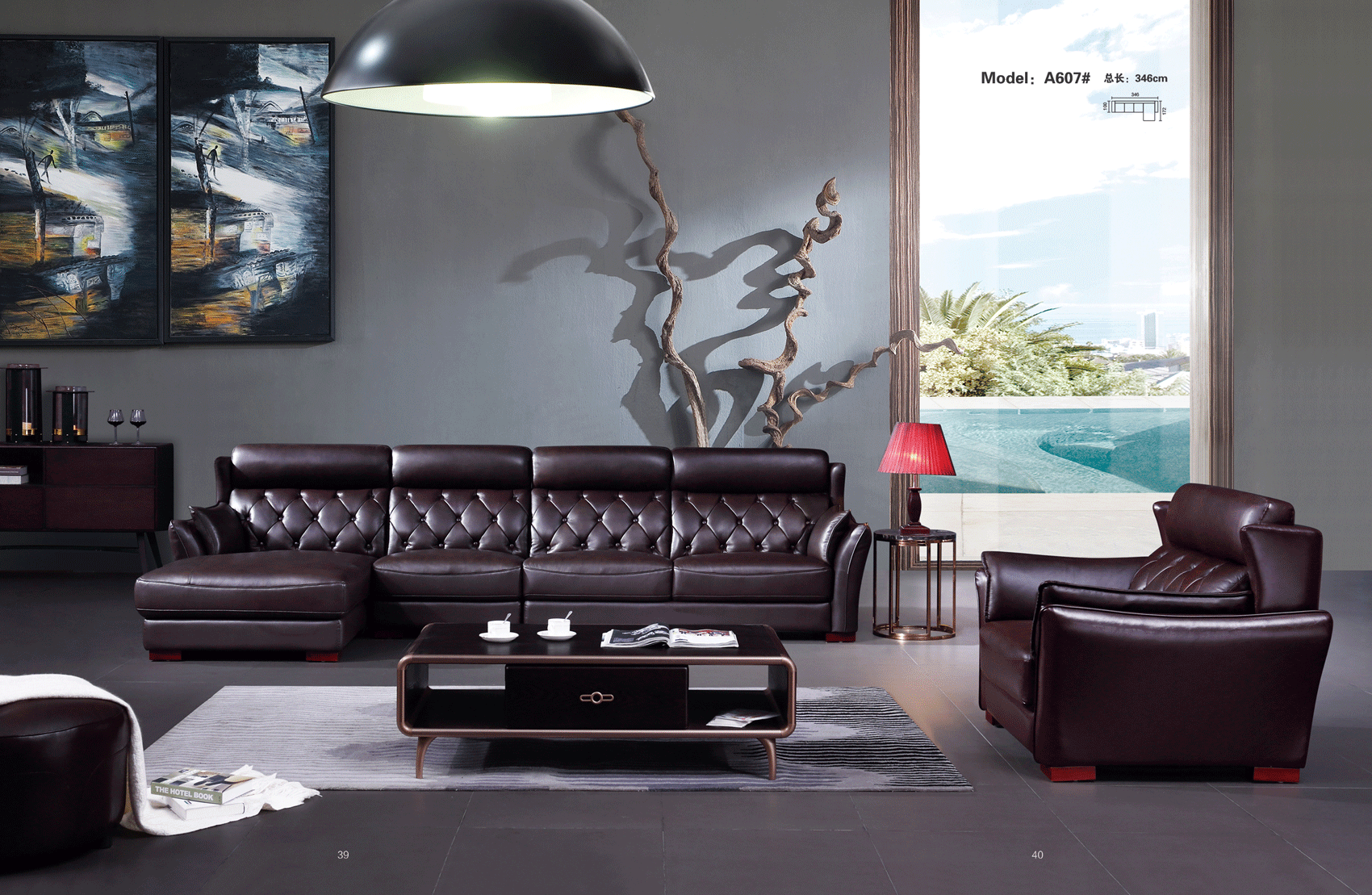 Brands GPS Modern Living Special Order A607 Sectional
