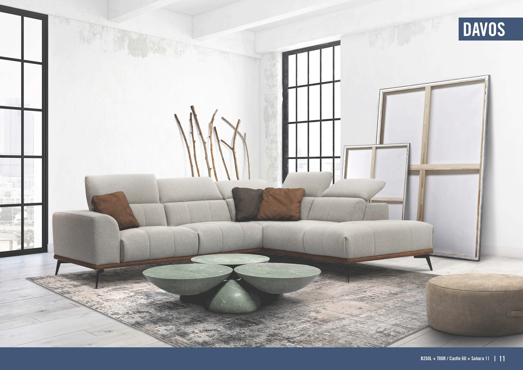 Living Room Furniture Sleepers Sofas Loveseats and Chairs Davos Sectional