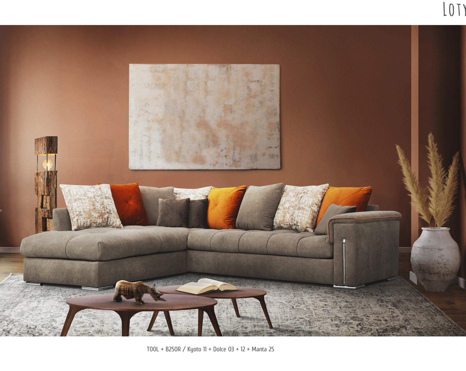 Clearance Living Room Loty Sectional