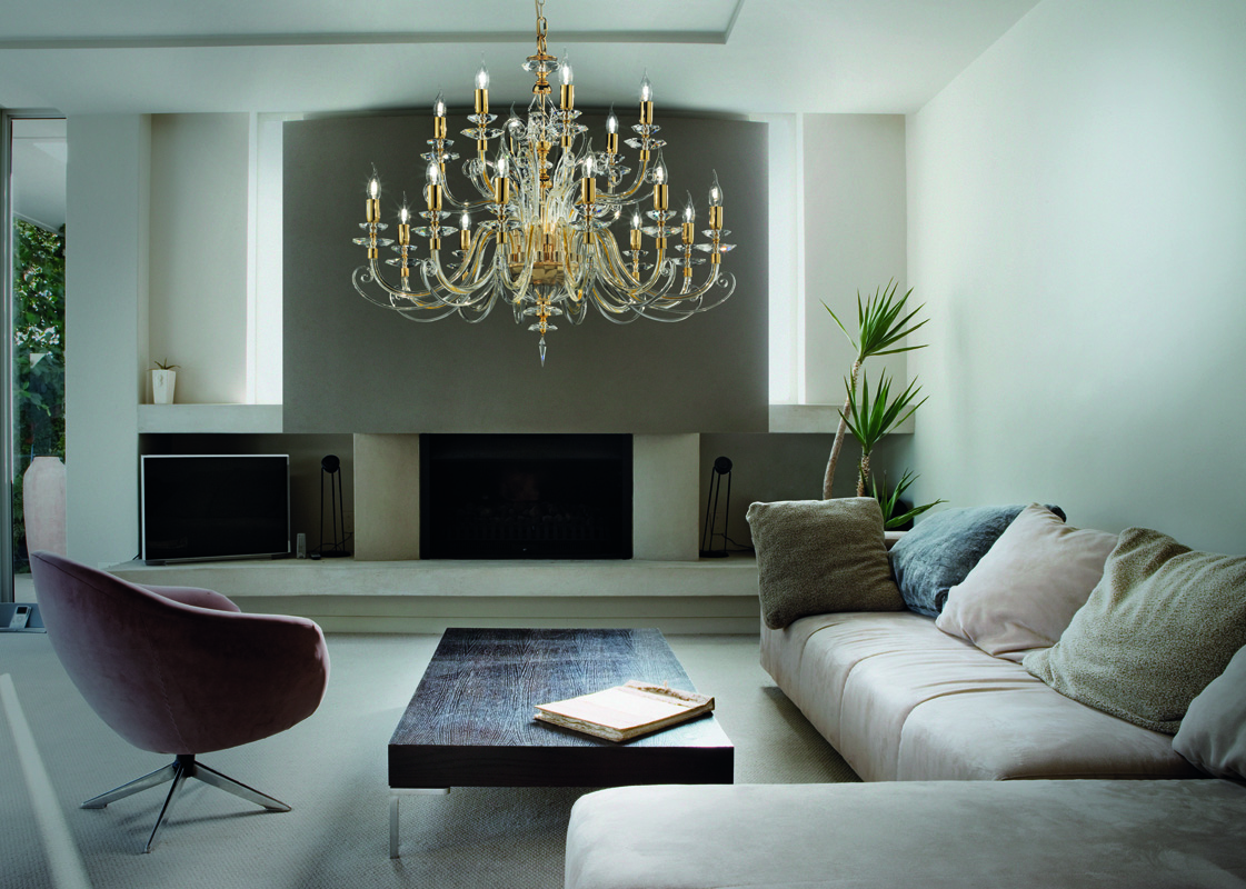 Brands Euroluce Dea Collection Alicante Clear L12+6