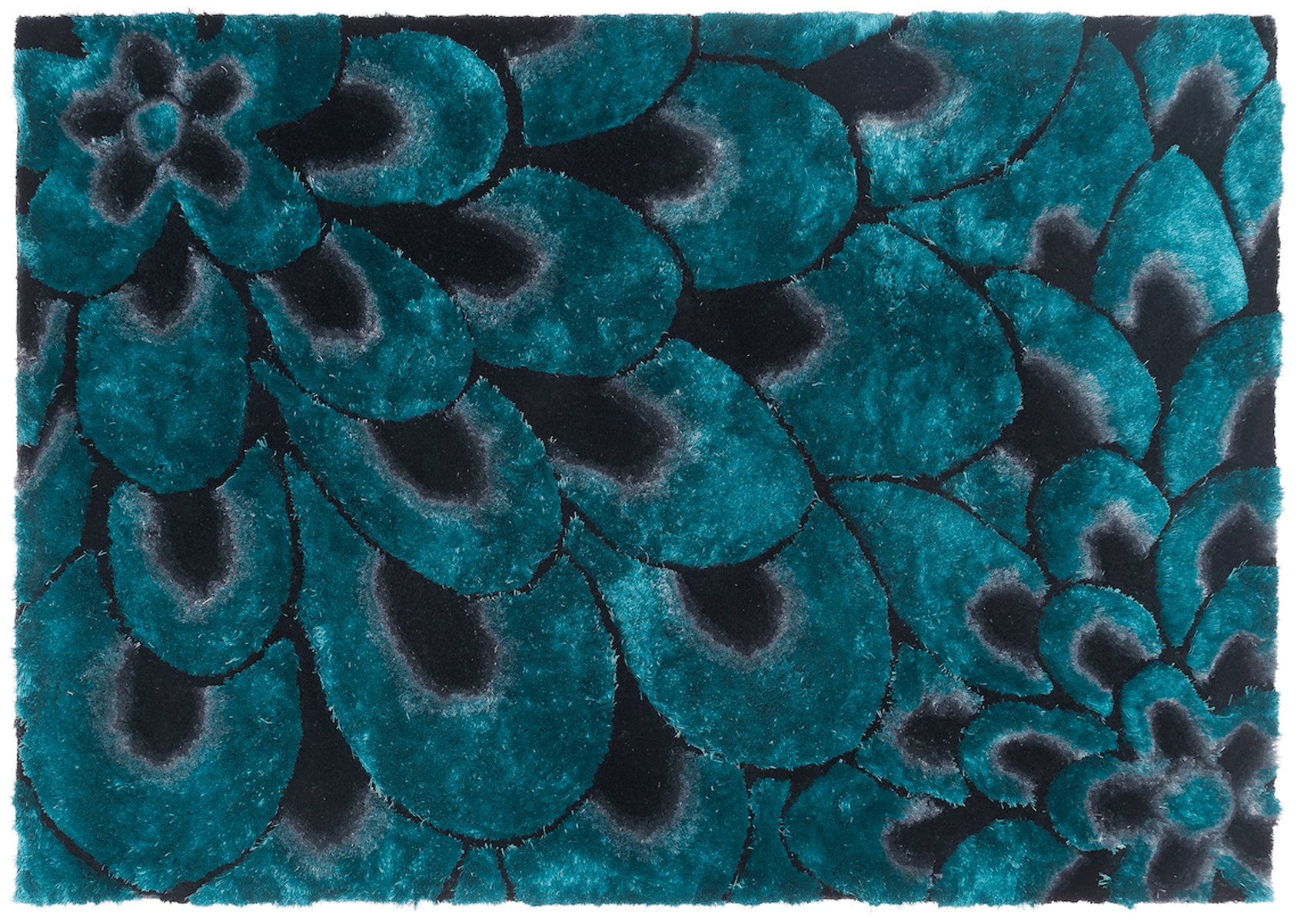 Brands CutCut Jeans Collection Garden Aqua Rug