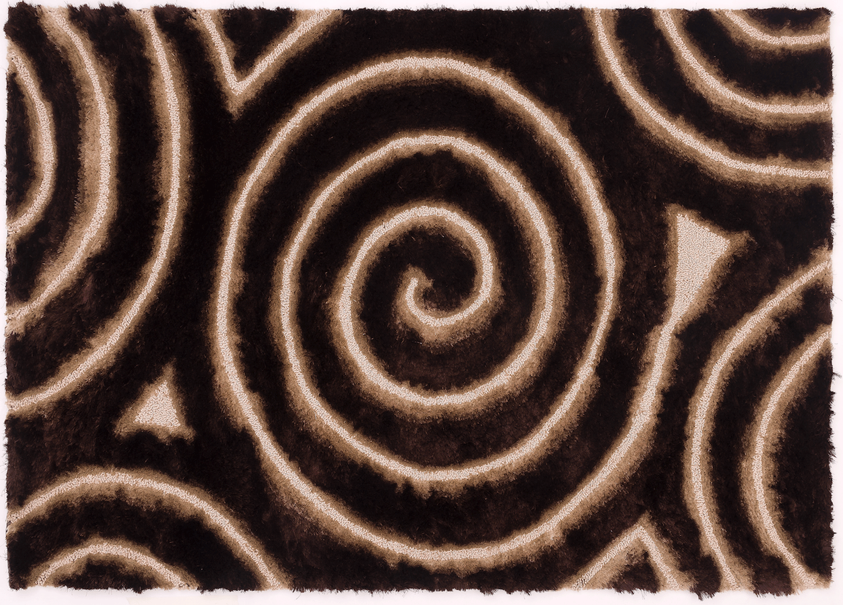 Brands CutCut Leather Collection Spiral 3D Rug