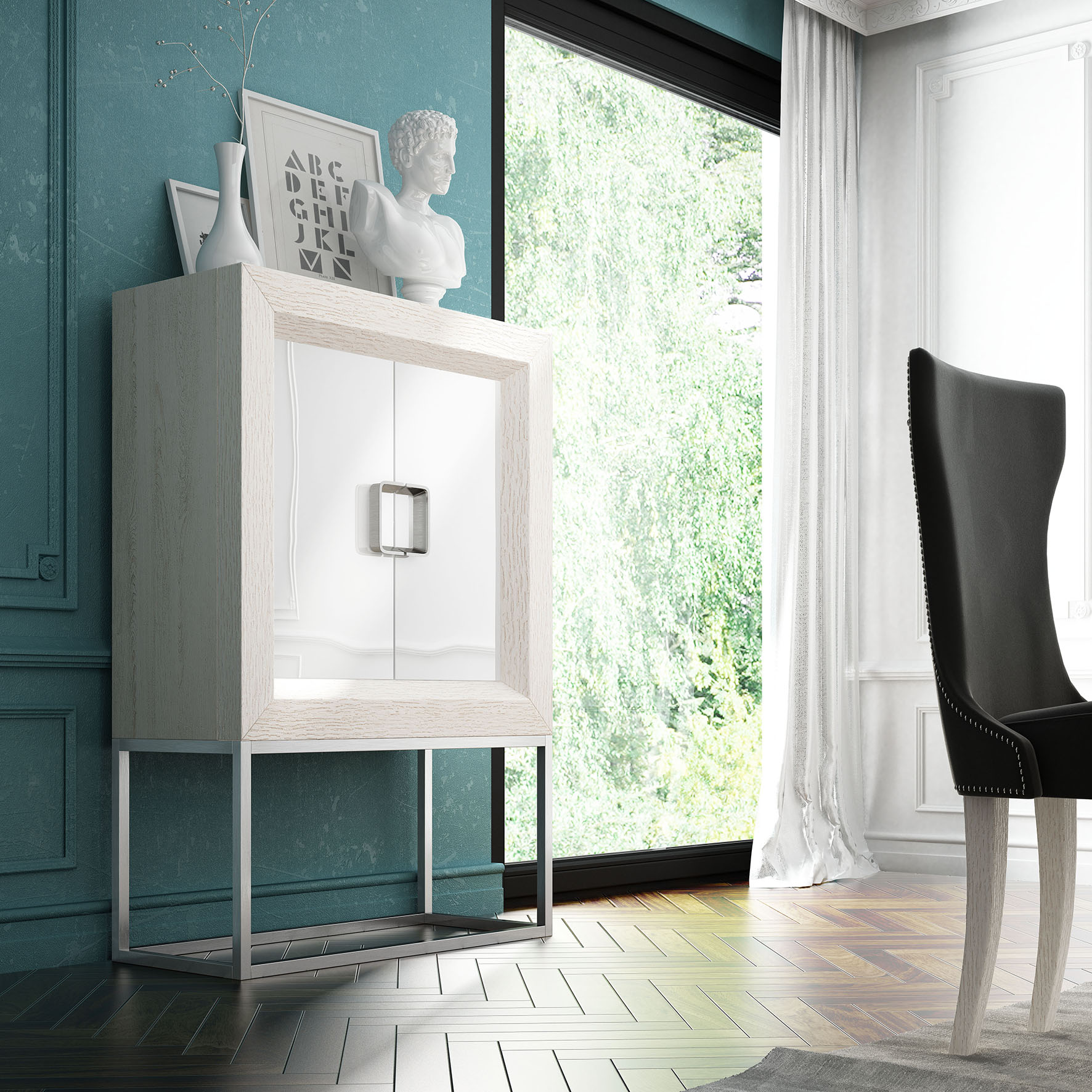 Wallunits Hallway Console tables and Mirrors B05