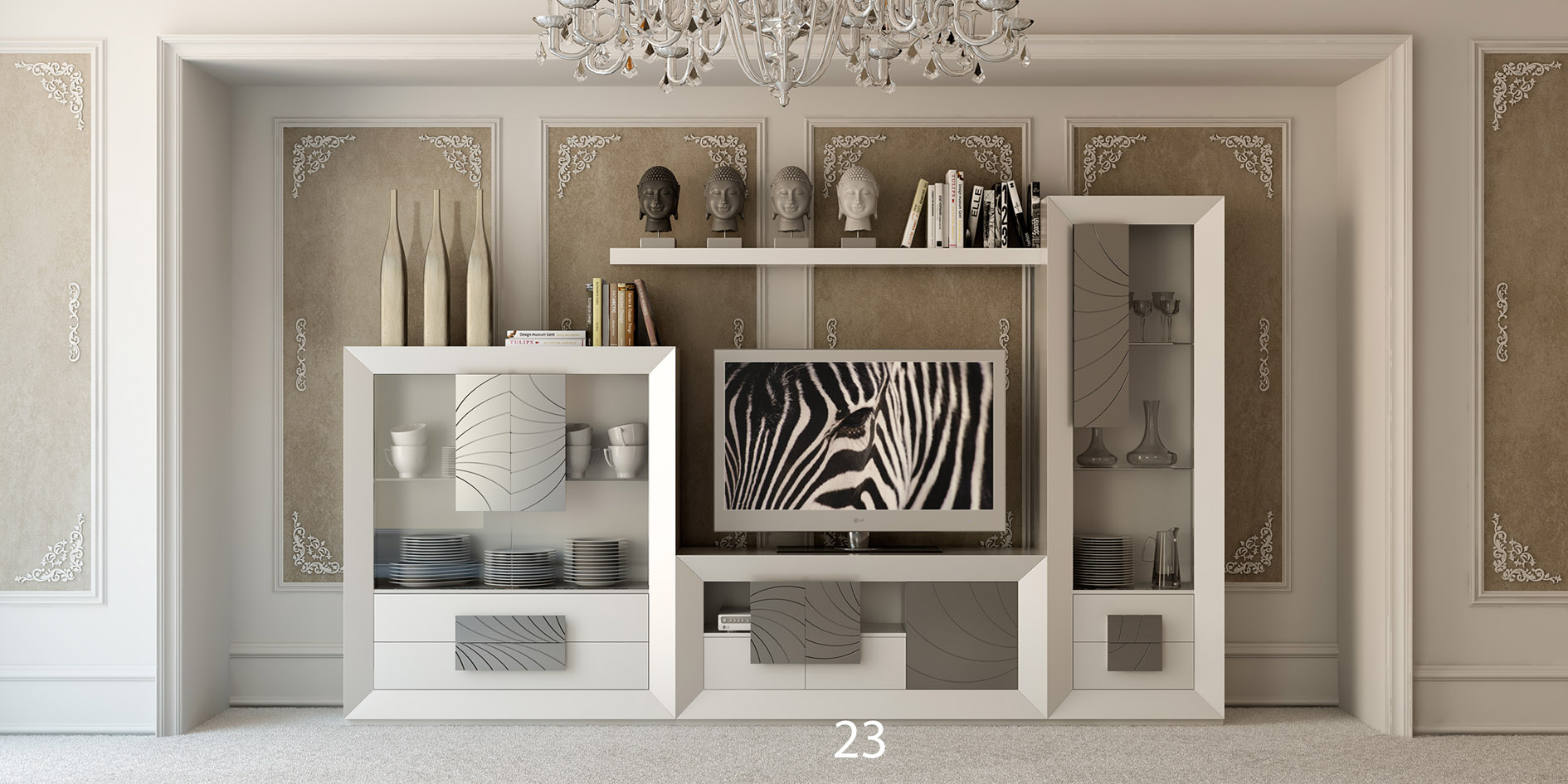 Brands Arredoclassic Living Room, Italy KORA 22