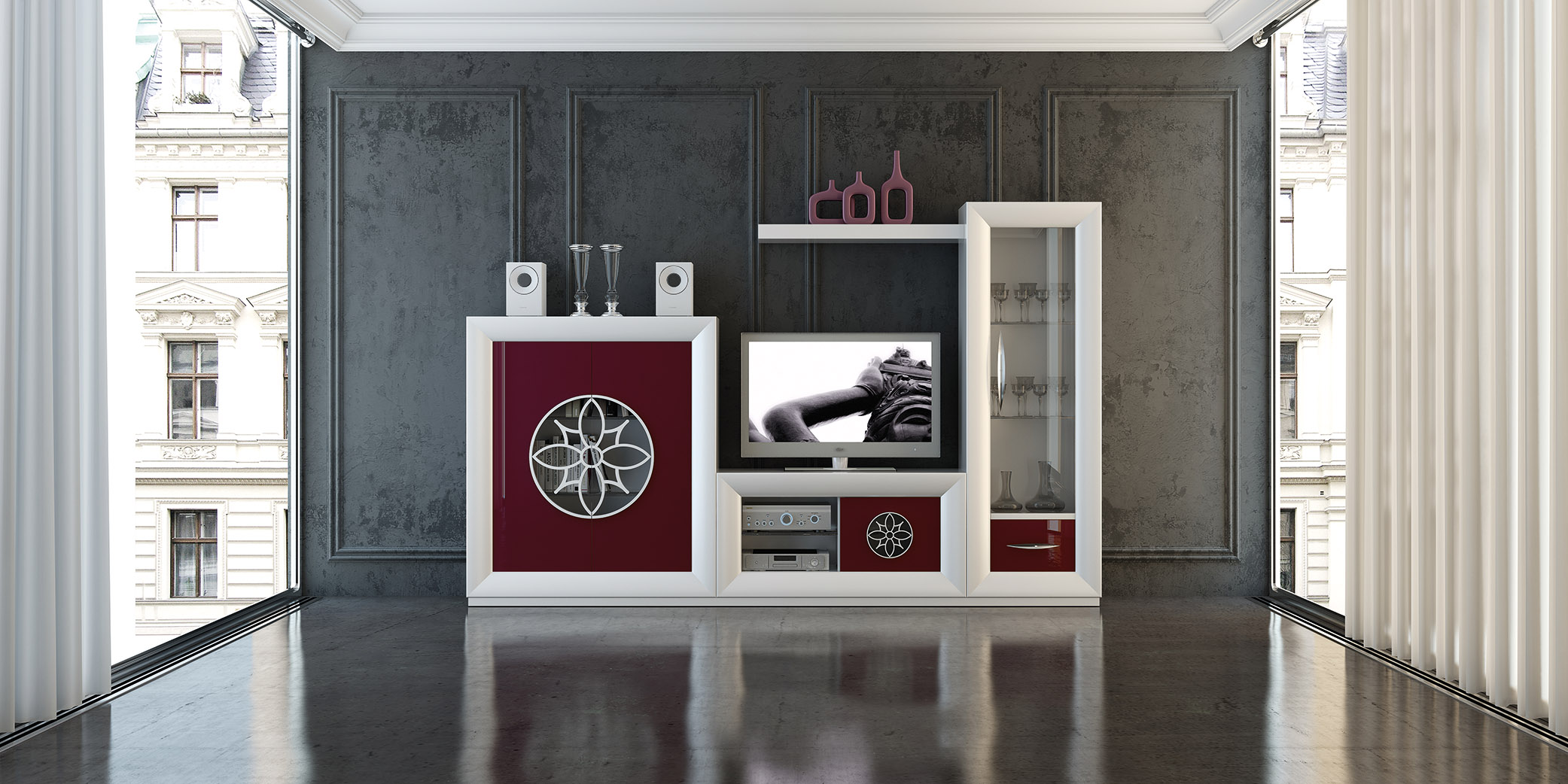 Brands MSC Modern Wall Unit, Italy SK-19