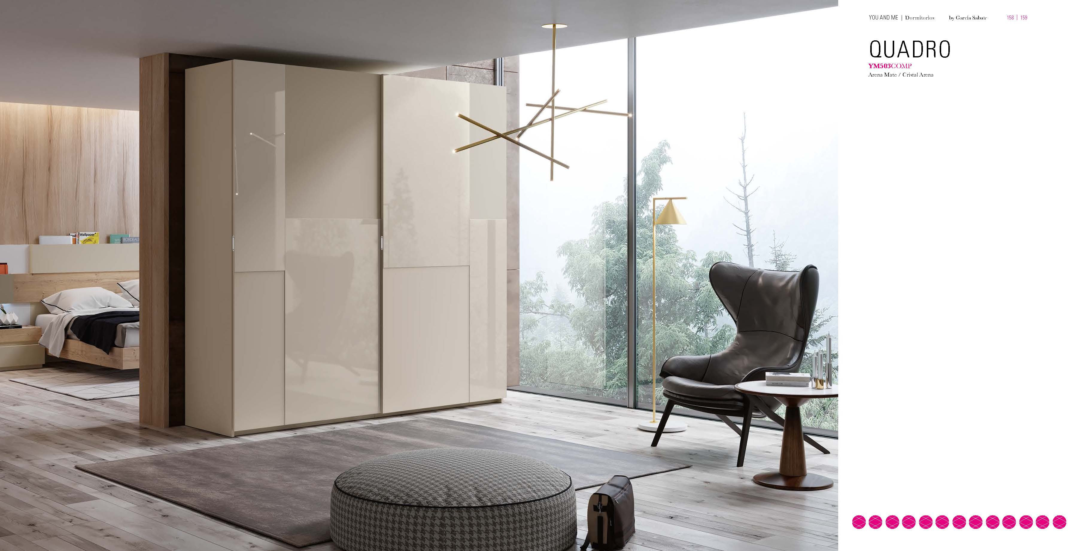 Brands Gamamobel Bedroom Sets, Spain YM503 Sliding Doors Wardrobes