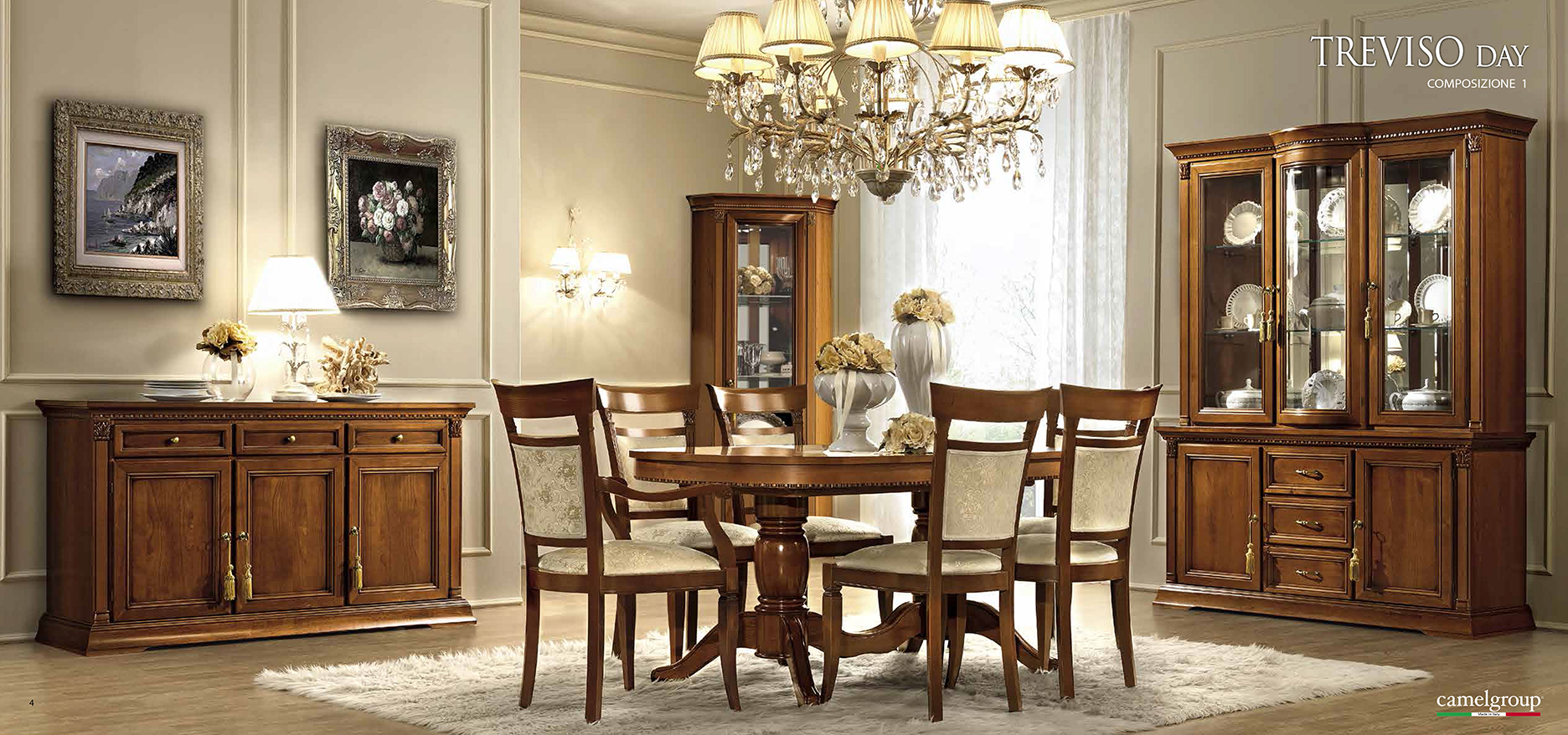 Dining Room Furniture Kitchen Tables and Chairs Sets Treviso Cherry Day