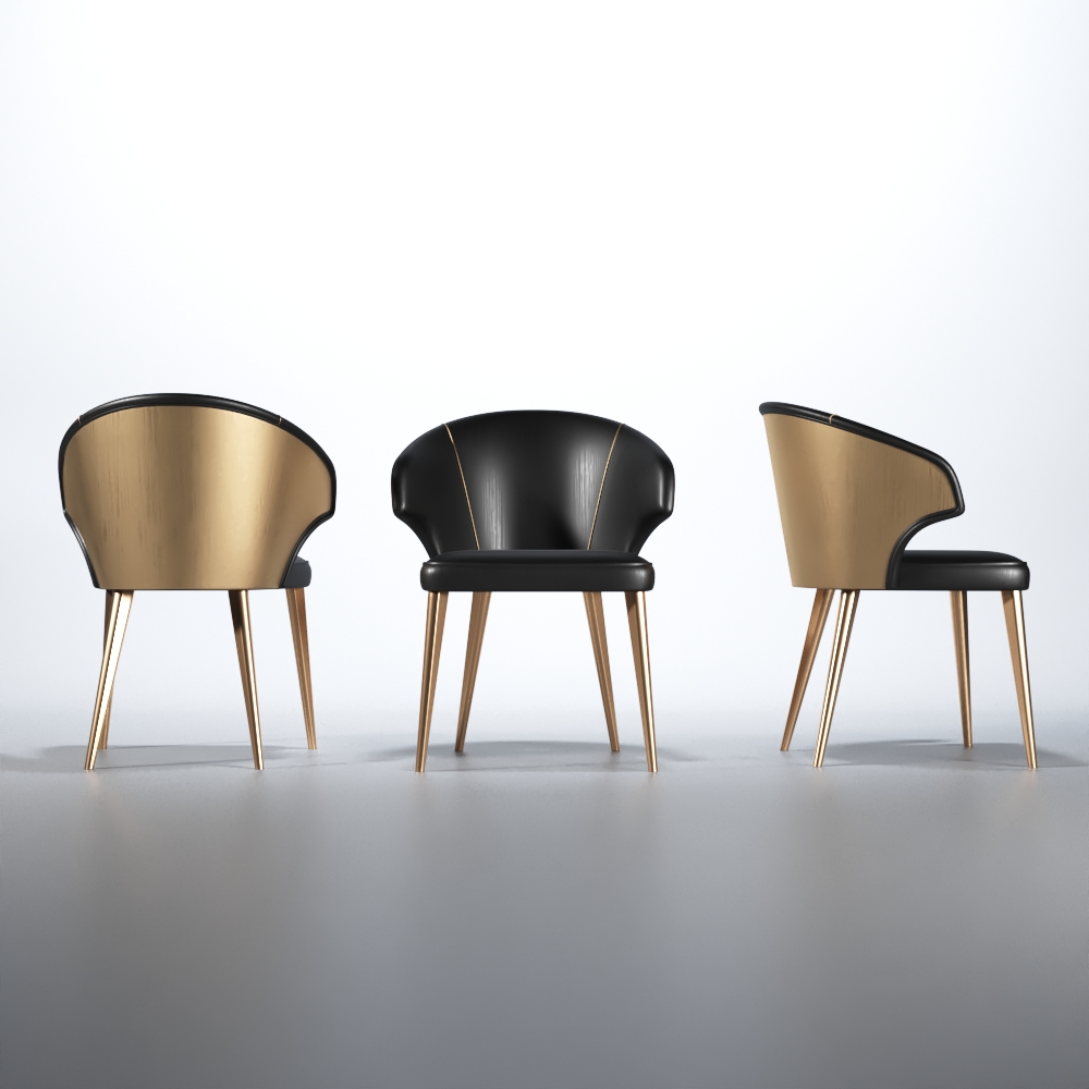 Brands Franco AZKARY II CONSOLES, Spain Wave Chair Dark grey