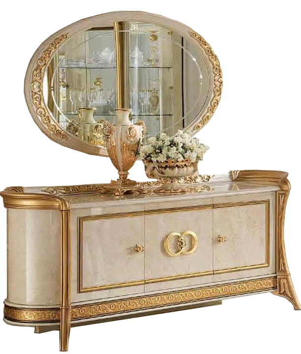 Brands Arredoclassic Dining Room, Italy Melodia 3 Door Buffet w/Mirror