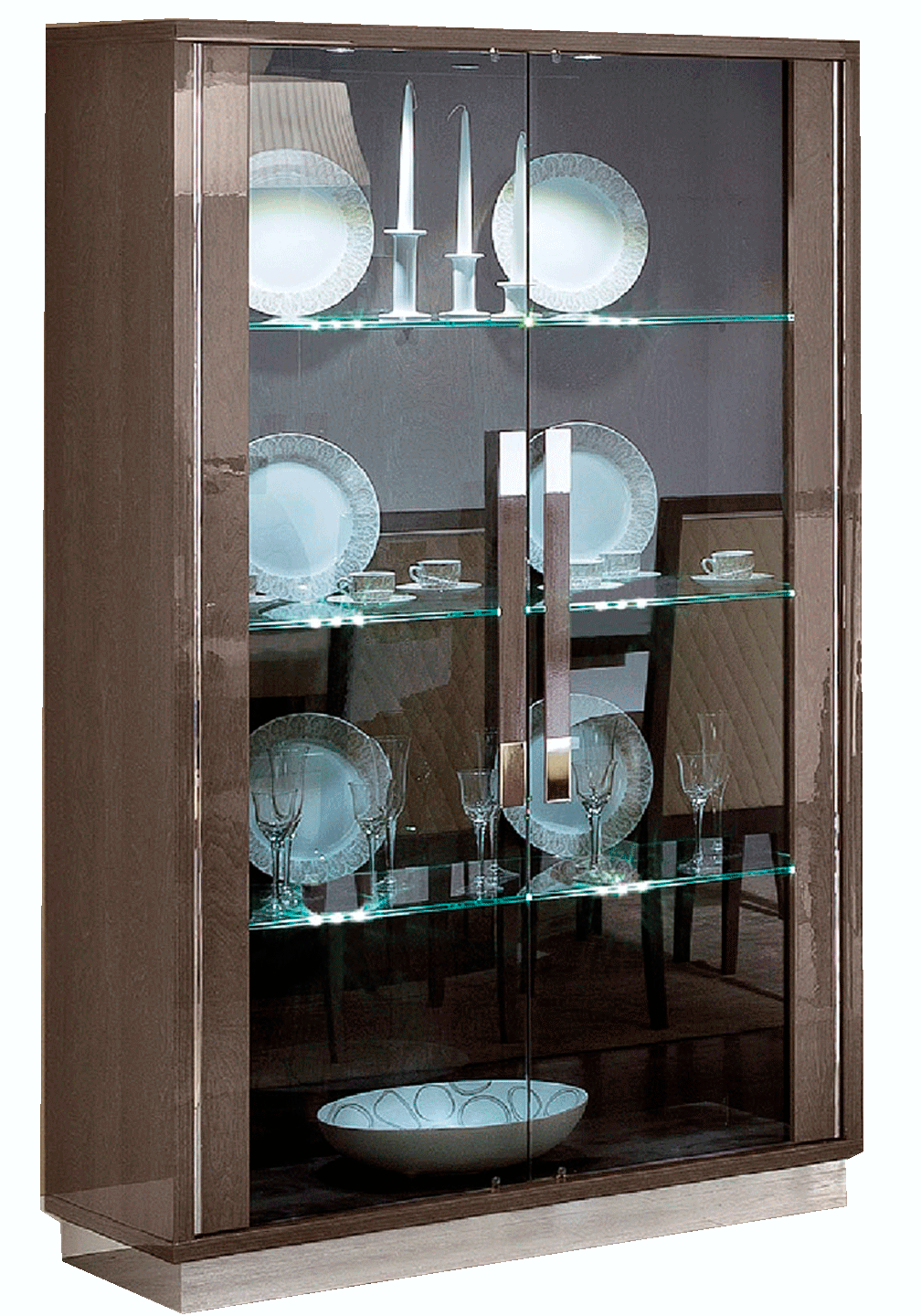 Wallunits Hallway Console tables and Mirrors Platinum 2 Door China SILVER BIRCH