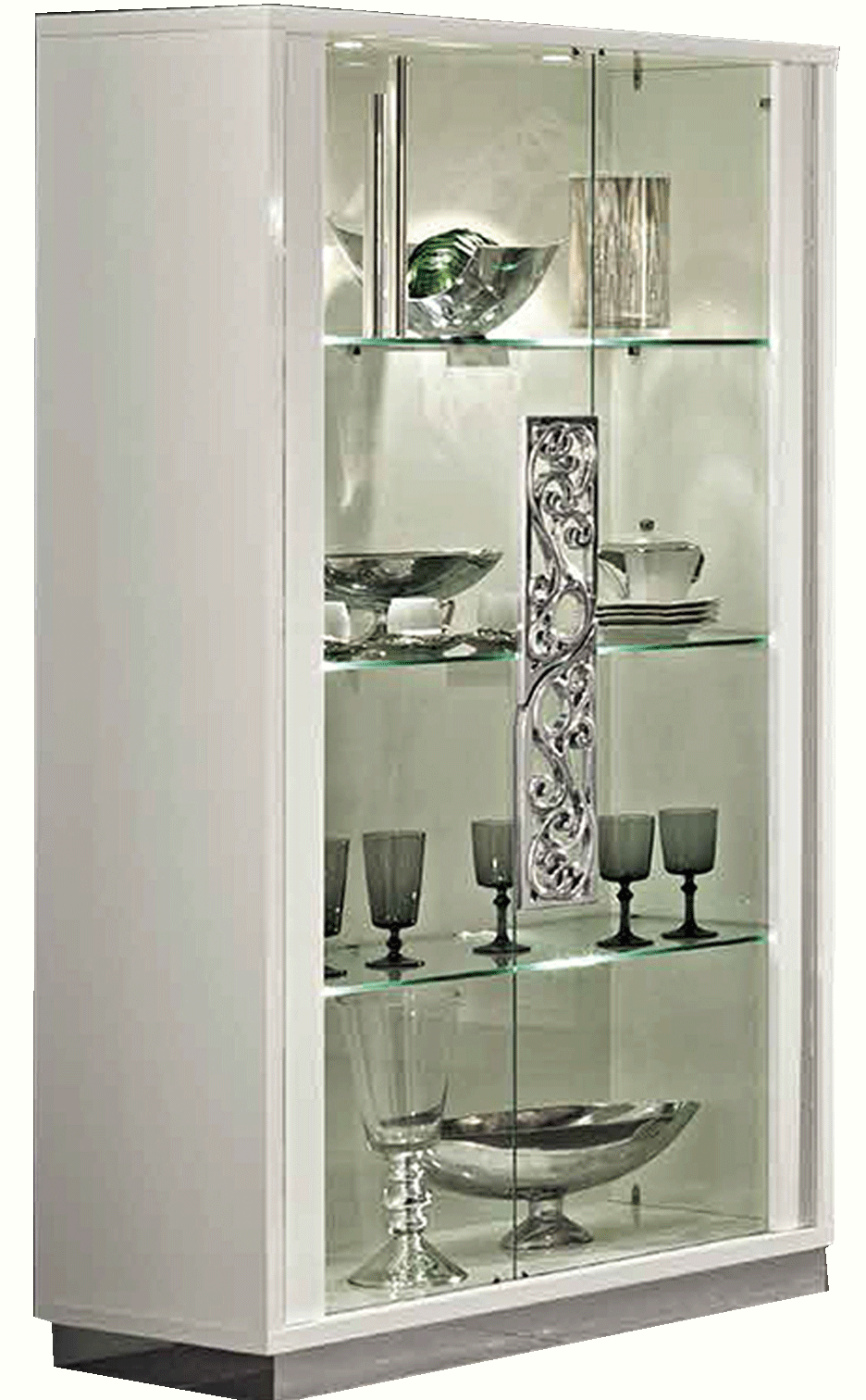 Clearance Dining Room Roma 2-Door Curio White