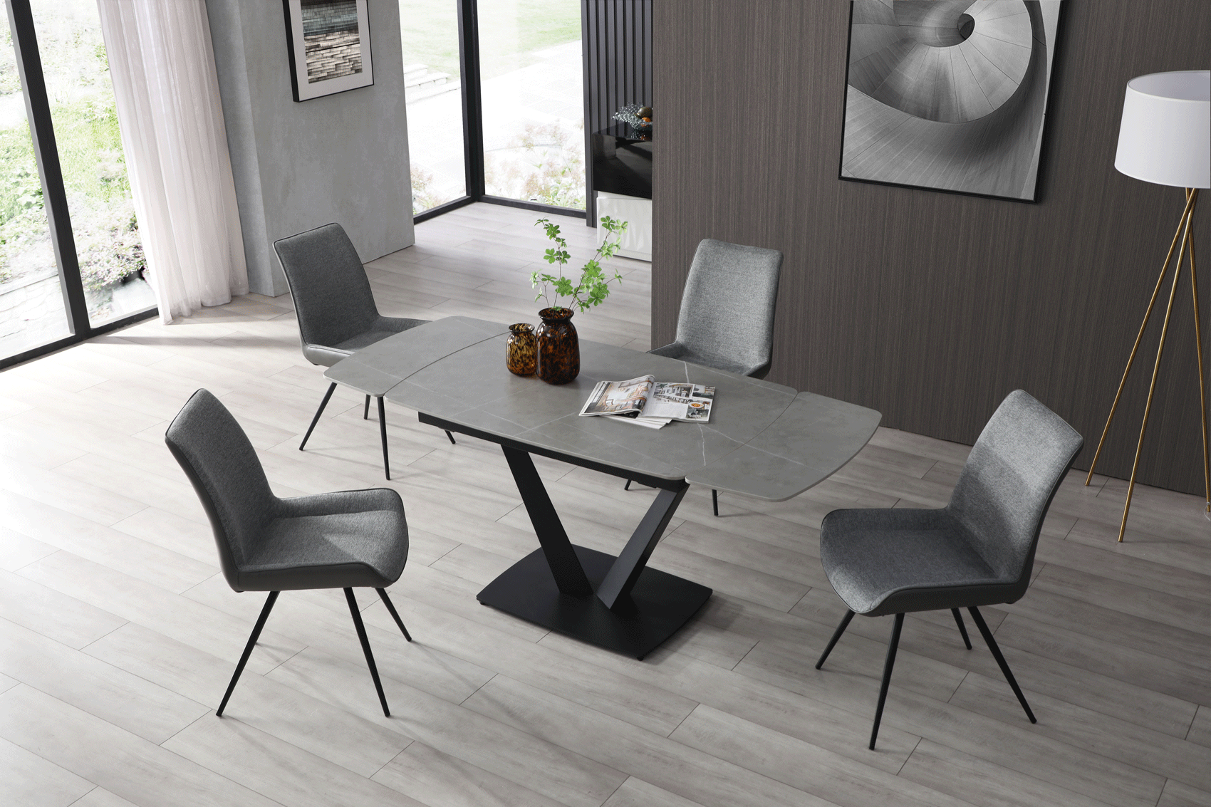 Dining Room Furniture Modern Dining Room Sets 109 Grey Table with 79 Chairs