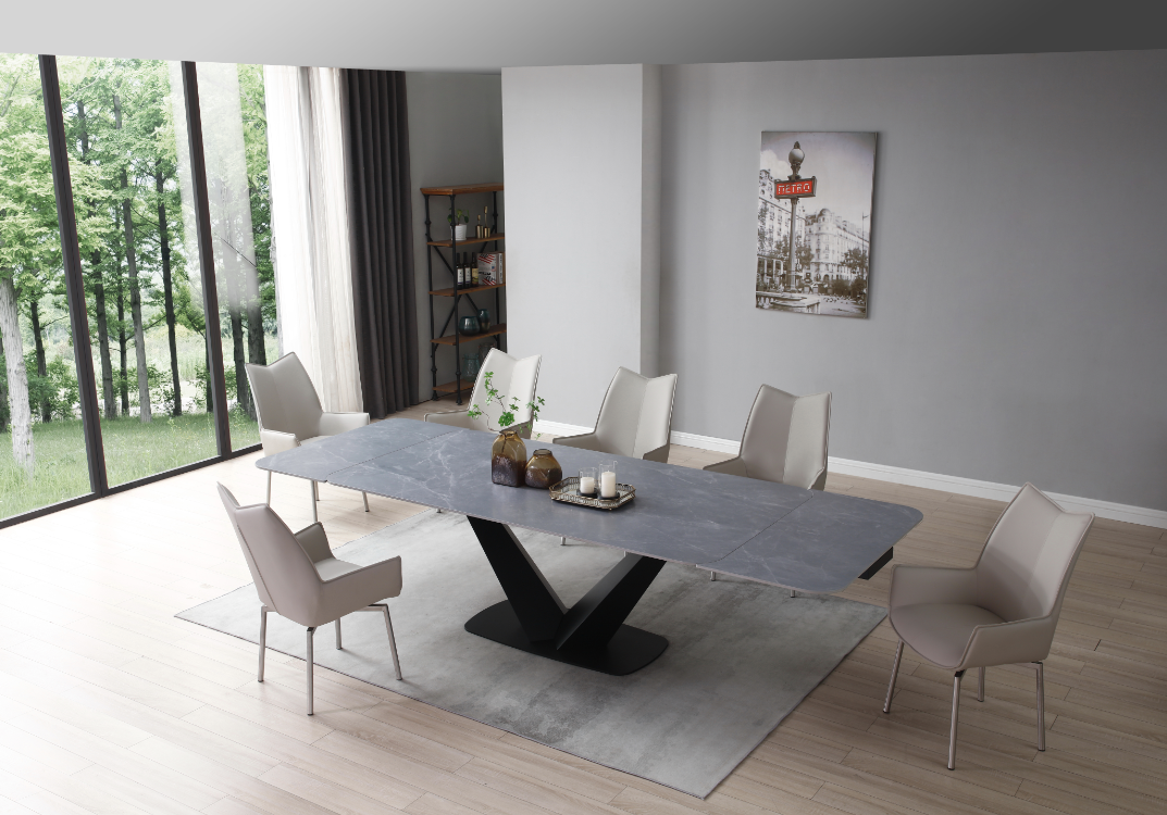 Belluno 120cm Round Dining Table Set With 4 Chairs