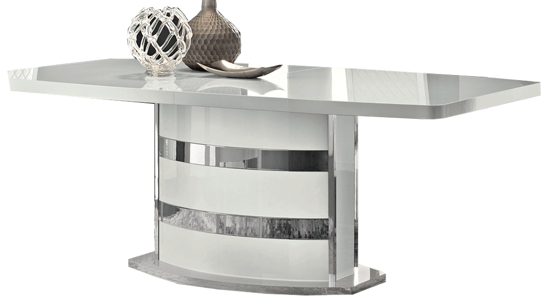 Wallunits Entertainment Centers Roma Dining Table White, Italy