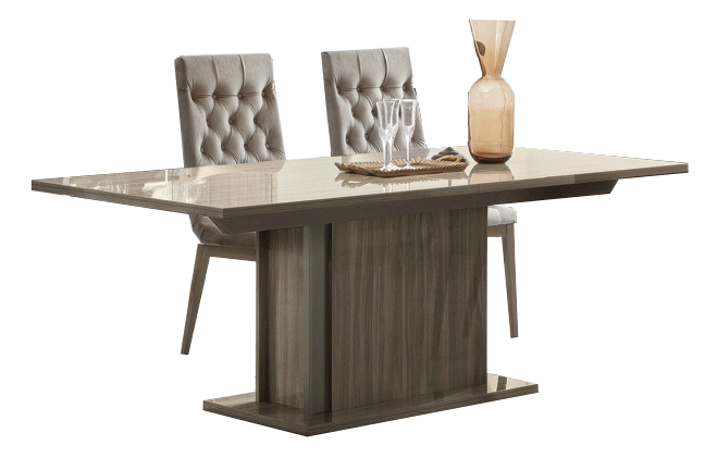 Dining Room Furniture Marble-Look Tables Volare Dining table GREY with ext