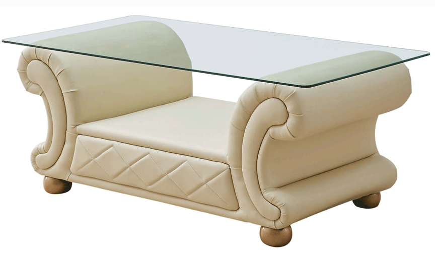Bedroom Furniture Modern Bedrooms QS and KS Apolo Ivory Coffee Table