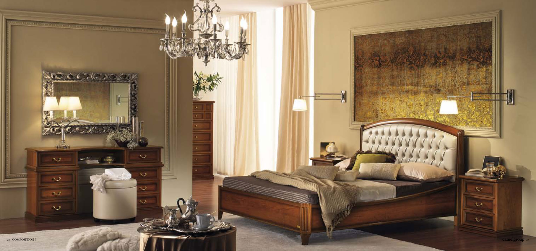 Bedroom Furniture Beds Nostalgia Night Walnut