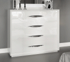 Carmen Single Dresser White