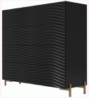 Wave Single Dresser Dark Grey