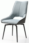 1239 Swivel Dining Chair Blue/Dark Grey