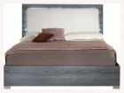 Nicole King size Bed w/Upholstery Headboard