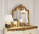 Barocco Mirror Ivory/Gold
