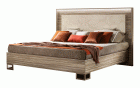 Luce Queen size bed w/ Wooden headboard