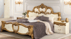 Barocco Ivory/Gold KS Bed