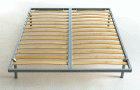 Wooden Slats Frame QS Bent w/adjustable legs