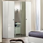 Onda 4 Door Wardrobe with 2 Mirror doors