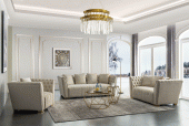 PM15 LIVING ROOM SET BEIGE