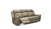9015 Taupe Sofa w/ manual recliner
