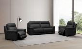 Daxton Recliner Black Sofa & Armchair